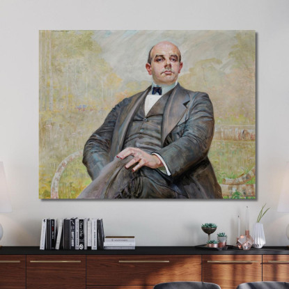 Ritratto Di Edoardo Maurizio Jacek Malczewski jml85 quadro stampato su tela