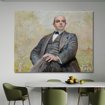 Ritratto Di Edoardo Maurizio Jacek Malczewski jml85 quadro stampato su tela