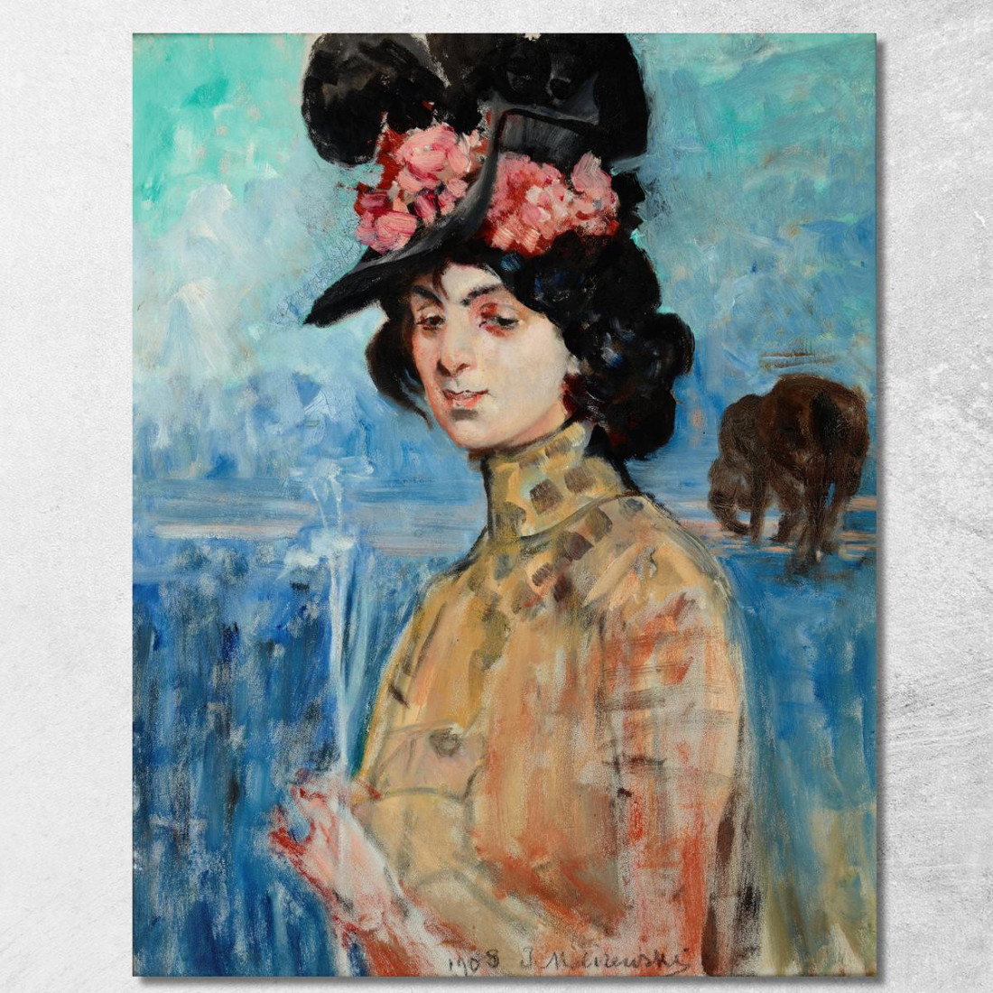 Ritratto Di Zofia Atteslander Jacek Malczewski jml96 quadro stampato su tela