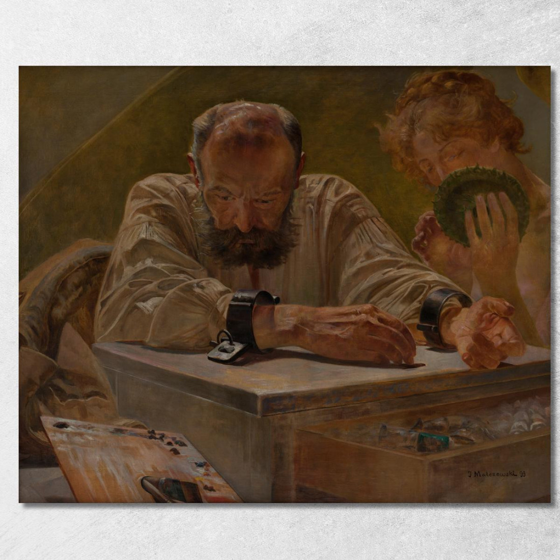 Rilassamento Jacek Malczewski jml101 quadro stampato su tela