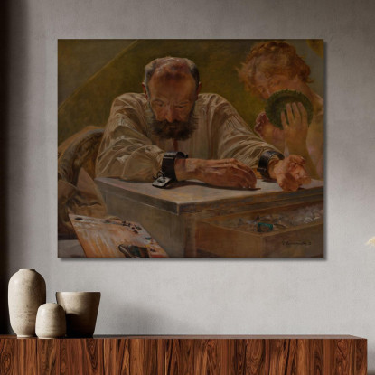 Rilassamento Jacek Malczewski jml101 quadro stampato su tela