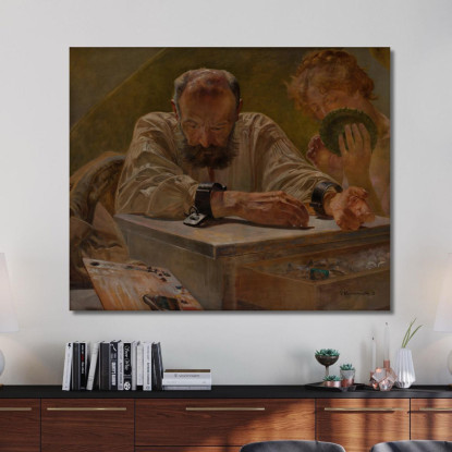 Rilassamento Jacek Malczewski jml101 quadro stampato su tela