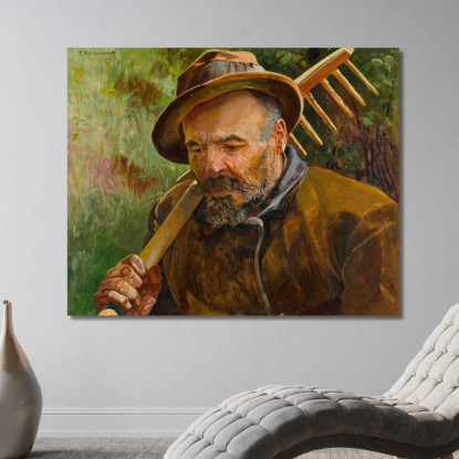 Di Ritorno Dai Campi Jacek Malczewski jml102 quadro stampato su tela