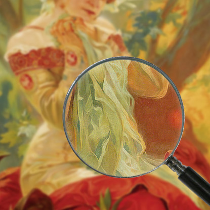 Lefevreutile Sarah Bernhardt Alphonse Mucha amu70 quadro stampato su tela