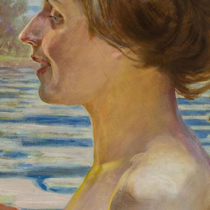 Primavera Jacek Malczewski jml125 quadro stampato su tela