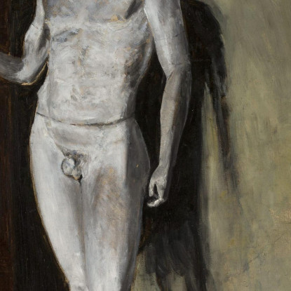 Studio Di Una Scultura Classica Jacek Malczewski jml129 quadro stampato su tela