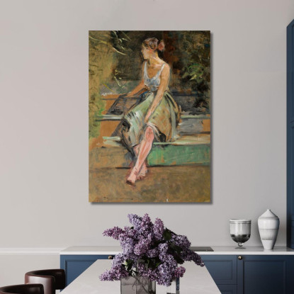 Studio Di Una Ragazza Jacek Malczewski jml130 quadro stampato su tela