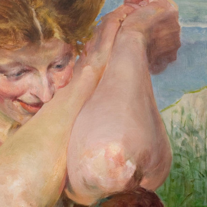 Tobia Con Un'Arpia Jacek Malczewski jml136 quadro stampato su tela