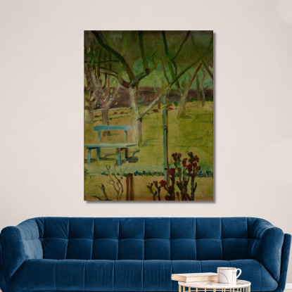 Vista Del Giardino Jacek Malczewski jml142 quadro stampato su tela