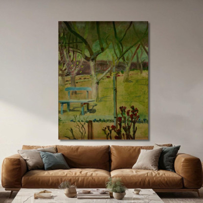 Vista Del Giardino Jacek Malczewski jml142 quadro stampato su tela