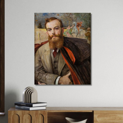 Ritratto Di Adam Cybulski Jacek Malczewski jml153 quadro stampato su tela