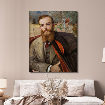 Ritratto Di Adam Cybulski Jacek Malczewski jml153 quadro stampato su tela