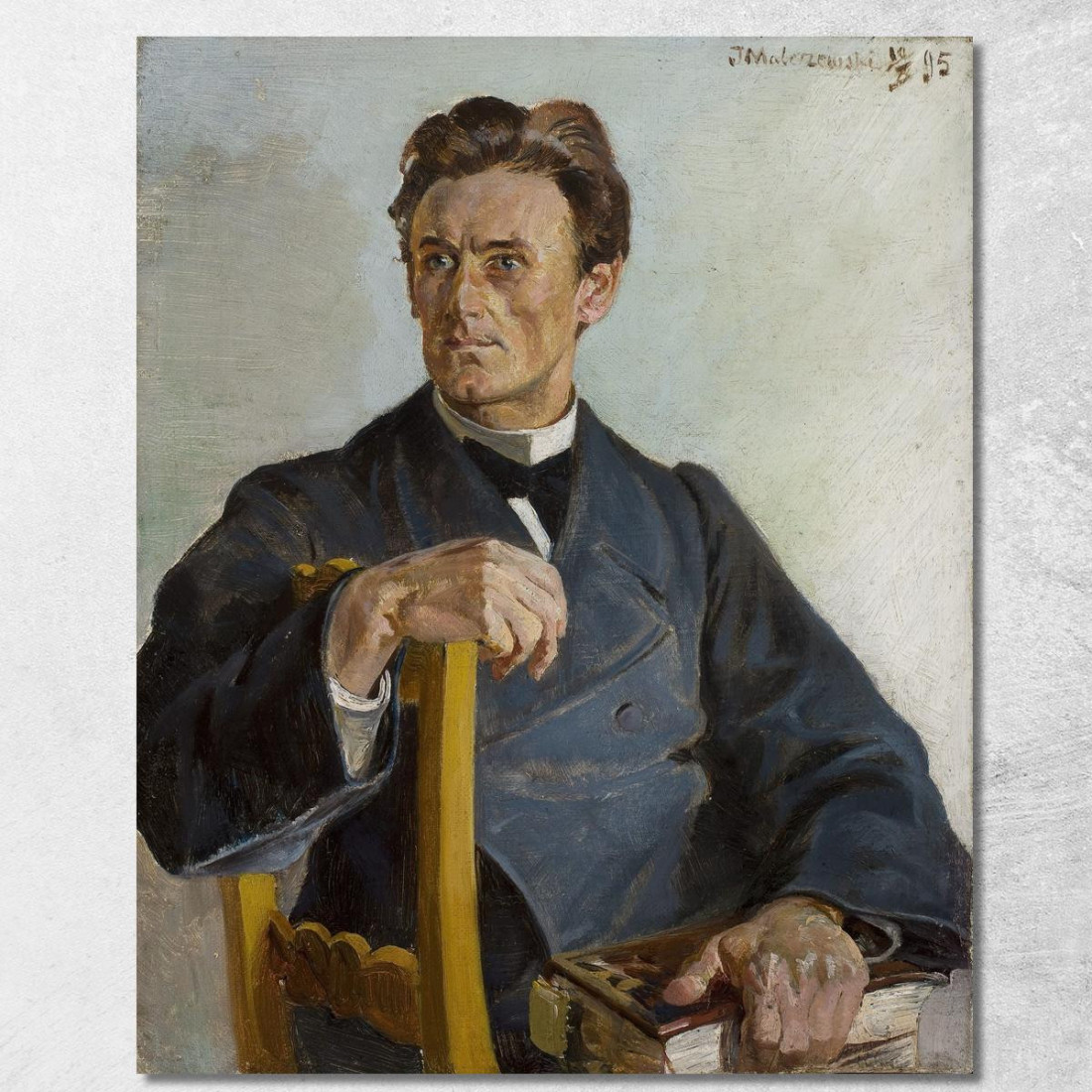 Ritratto Del Sacerdote Henryk Radominski Jacek Malczewski jml163 quadro stampato su tela