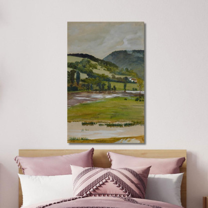 Paesaggio Primaverile Da Rozdol Jacek Malczewski jml173 quadro stampato su tela