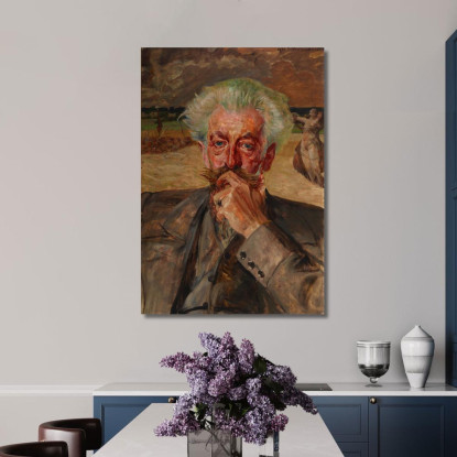 Ritratto Di Jaroslaw Odrowaz-Pieniazek Jacek Malczewski jml176 quadro stampato su tela