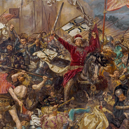 Battaglia Di Grunwald Jan Matejko jmt4 quadro stampato su tela