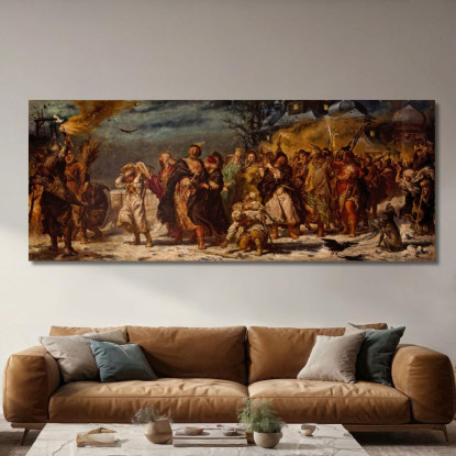 Ivan Il Terribile Jan Matejko jmt14 quadro stampato su tela