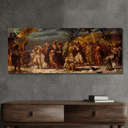 Ivan Il Terribile Jan Matejko jmt14 quadro stampato su tela