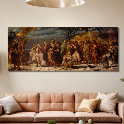 Ivan Il Terribile Jan Matejko jmt14 quadro stampato su tela