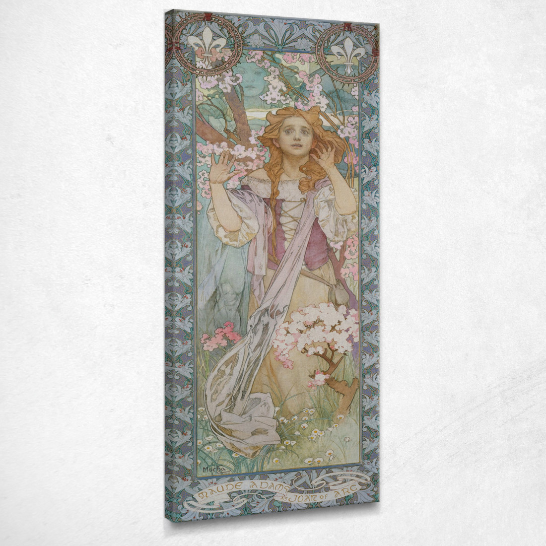 Maude Adams Alphonse Mucha amu81 quadro stampato su tela