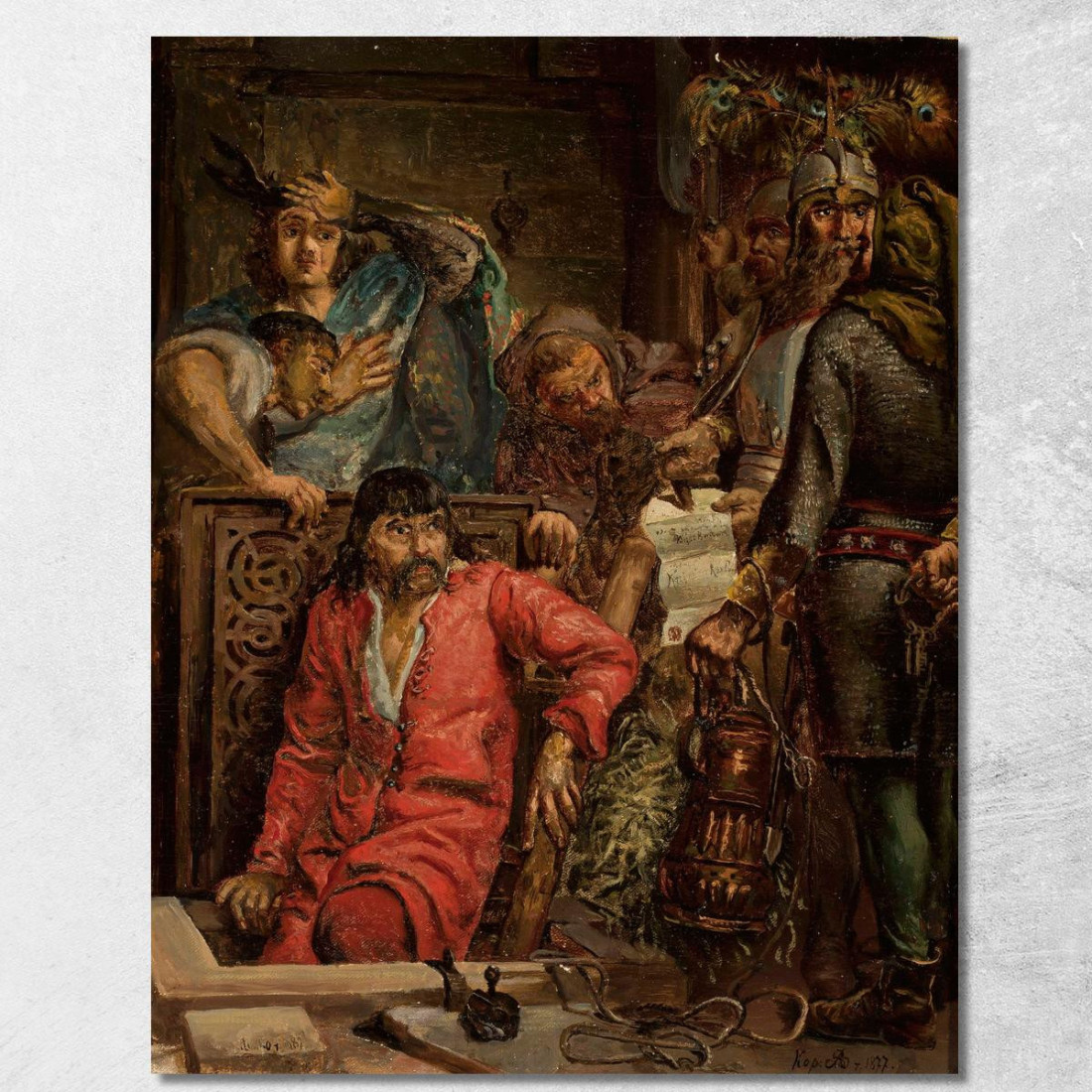 Macko Borkowic Jan Matejko jmt21 quadro stampato su tela