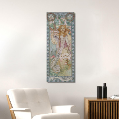 Maude Adams Alphonse Mucha amu81 quadro stampato su tela