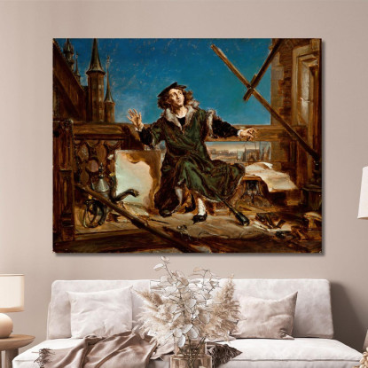 Niccolò Copernico Jan Matejko jmt24 quadro stampato su tela