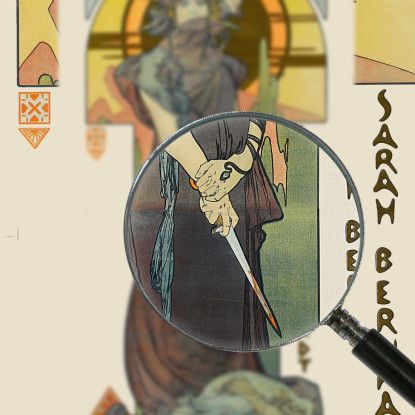 Medee Alphonse Mucha amu82 quadro stampato su tela