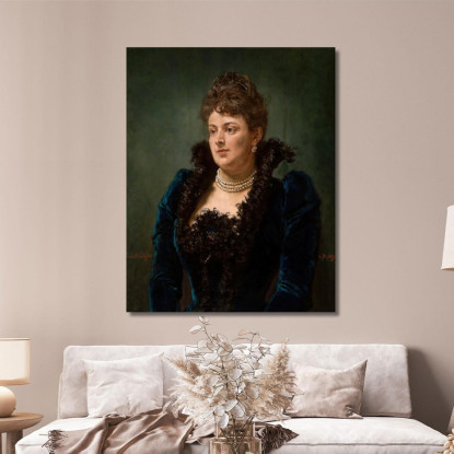 Ritratto Di Bona Ossowiecka Jan Matejko jmt32 quadro stampato su tela