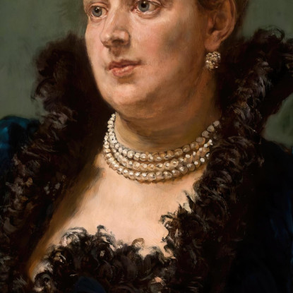 Ritratto Di Bona Ossowiecka Jan Matejko jmt32 quadro stampato su tela