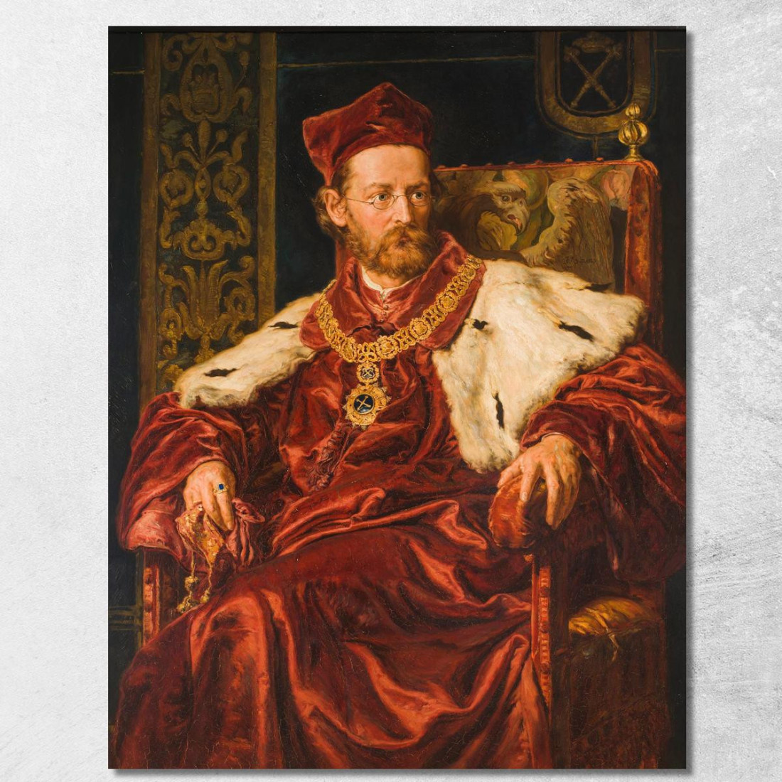 Ritratto Di Jozef Szujski Jan Matejko jmt36 quadro stampato su tela