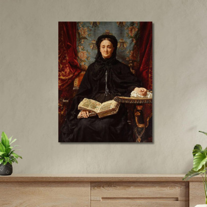 Ritratto Di Katarzyna Potocka Nata Branicka Jan Matejko jmt38 quadro stampato su tela