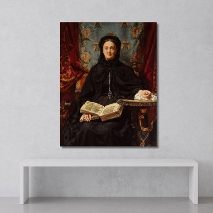 Ritratto Di Katarzyna Potocka Nata Branicka Jan Matejko jmt38 quadro stampato su tela