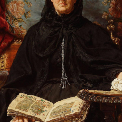 Ritratto Di Katarzyna Potocka Nata Branicka Jan Matejko jmt38 quadro stampato su tela