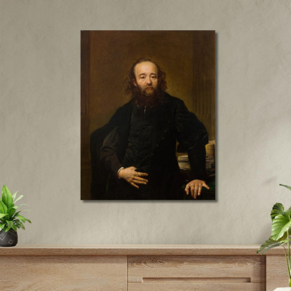 Ritratto Di Leonard Serafinski Jan Matejko jmt40 quadro stampato su tela