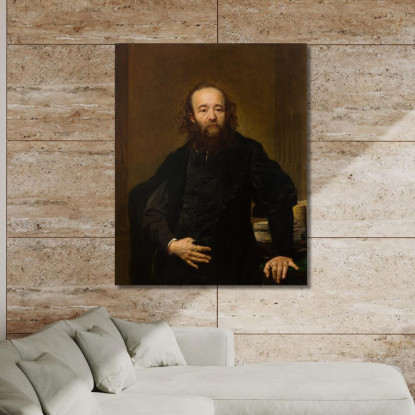 Ritratto Di Leonard Serafinski Jan Matejko jmt40 quadro stampato su tela