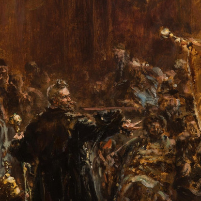 Gli Zar Shuysky Alla Seym Di Varsavia Jan Matejko jmt53 quadro stampato su tela