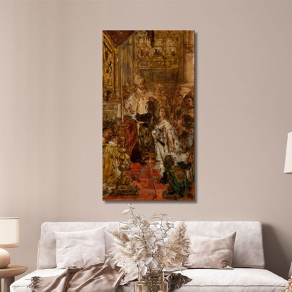 I Voti Di Giovanni Casimiro Jan Matejko jmt55 quadro stampato su tela