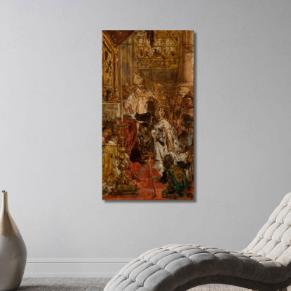 I Voti Di Giovanni Casimiro Jan Matejko jmt55 quadro stampato su tela
