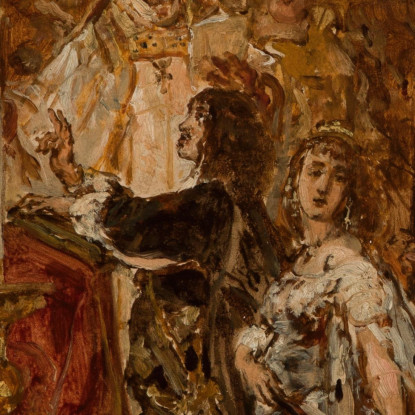I Voti Di Giovanni Casimiro Jan Matejko jmt55 quadro stampato su tela