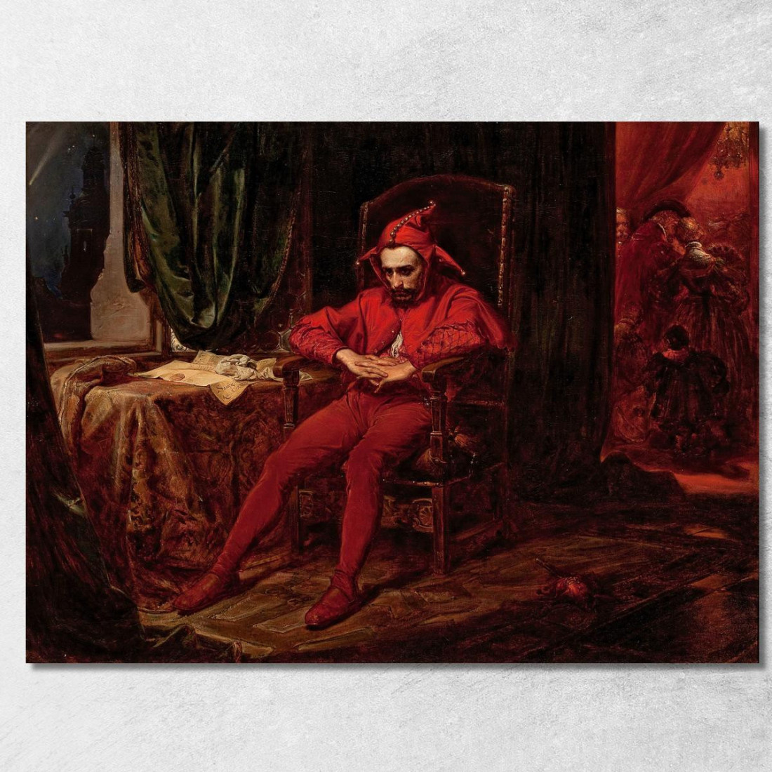 Stanczyk Jan Matejko jmt58 quadro stampato su tela