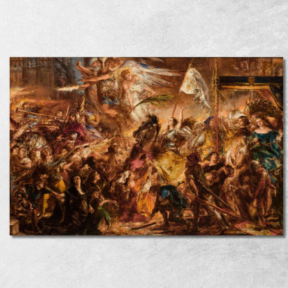 La Cameriera D'Orleans Jan Matejko jmt65 quadro stampato su tela