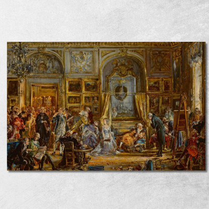 Costituzione Del 3 Maggio. Seym Quadriennale. Commissione Dell'Istruzione Jan Matejko jmt72 quadro stampato su tela