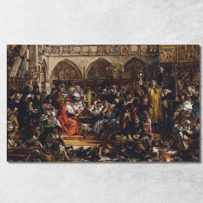 Influenza Dell'Università Sul Paese Jan Matejko jmt76 quadro stampato su tela