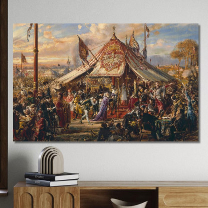 Il Potere Del Commonwealth Al Suo Apice Jan Matejko jmt77 quadro stampato su tela