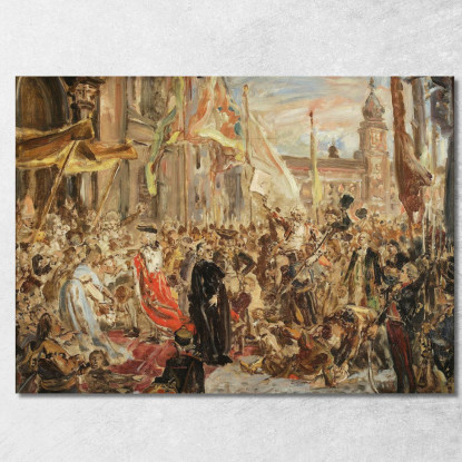 Bozzetto Per Il Dipinto Costituzione Del 3 Maggio Jan Matejko jmt79 quadro stampato su tela