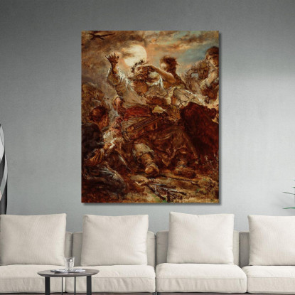 Bozzetto Per Il Dipinto Wernyhora Jan Matejko jmt80 quadro stampato su tela