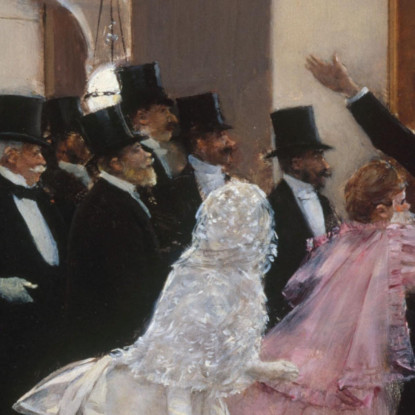 Alterazione Nei Corridoi Dell'Opera Jean Béraud jbr1 quadro stampato su tela