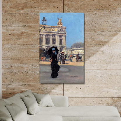 Di Fronte All'Opera Jean Béraud jbr15 quadro stampato su tela