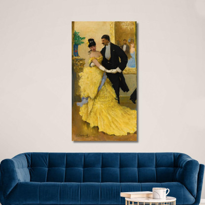 Danza Jean Béraud jbr35 quadro stampato su tela